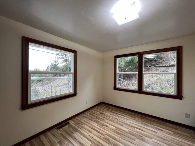 newly added room to a newly renovated house