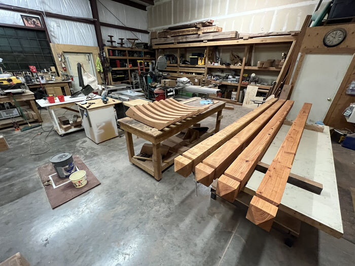 inside a home renovation production and design workshop